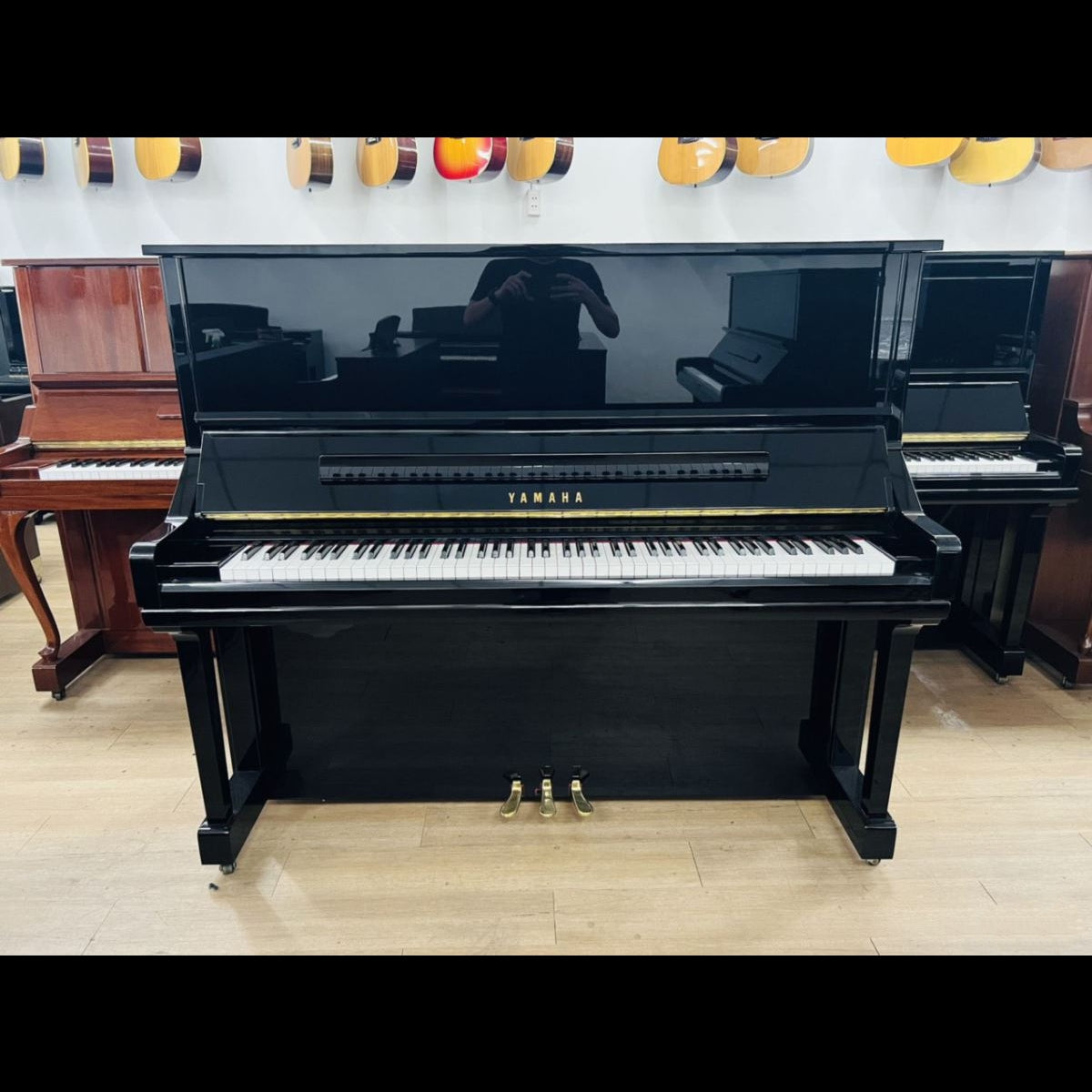 Đàn Piano Cơ Upright Yamaha YU33 PE - Qua Sử Dụng