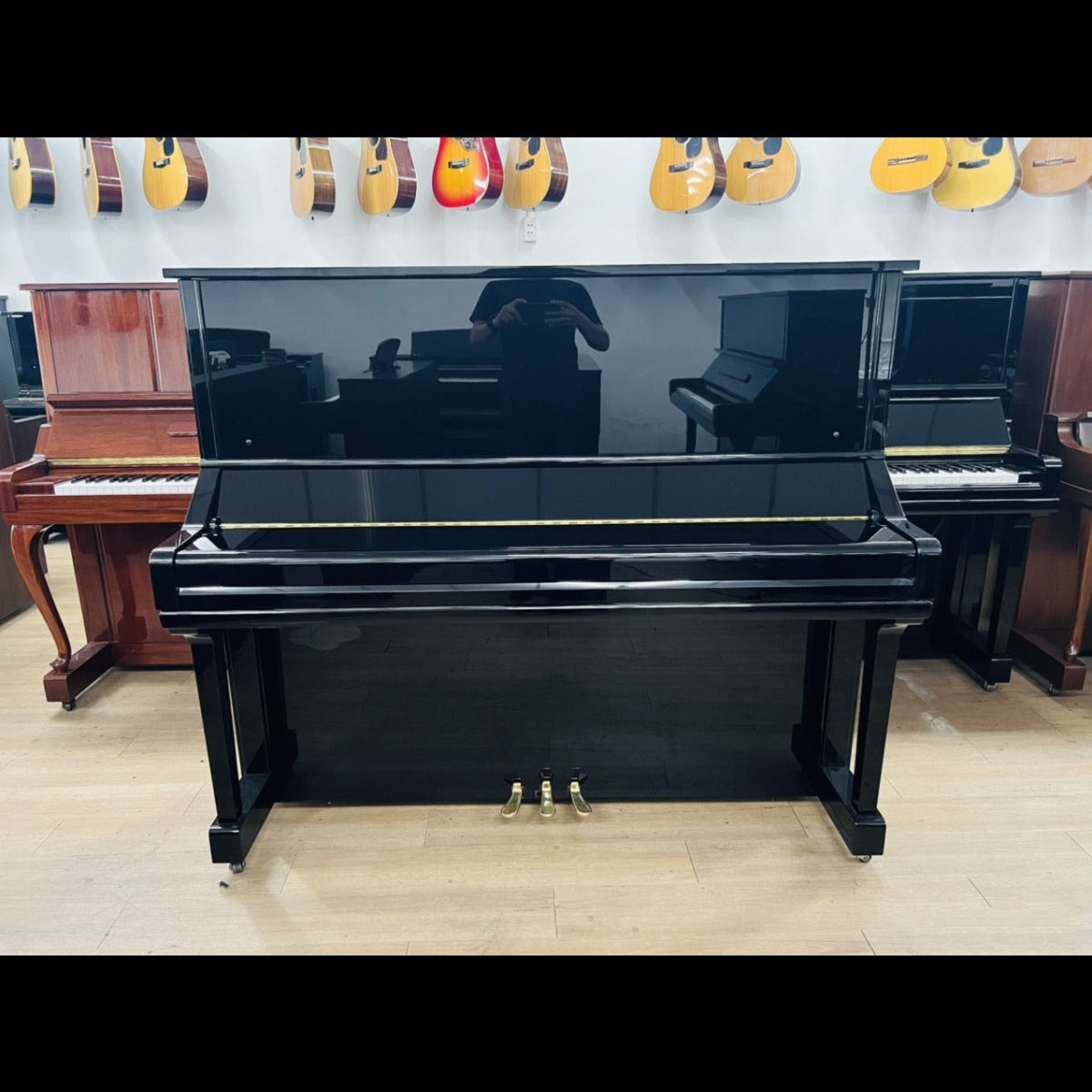 Đàn Piano Cơ Upright Yamaha YU33 PE - Qua Sử Dụng